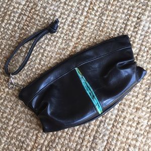 Crystalyn Kae Black Clutch (Made in USA)